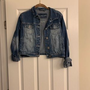 Denim mini jacket